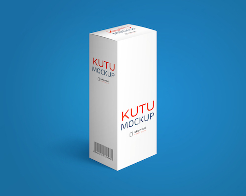 Ücretsiz Kutu Mockup PSD